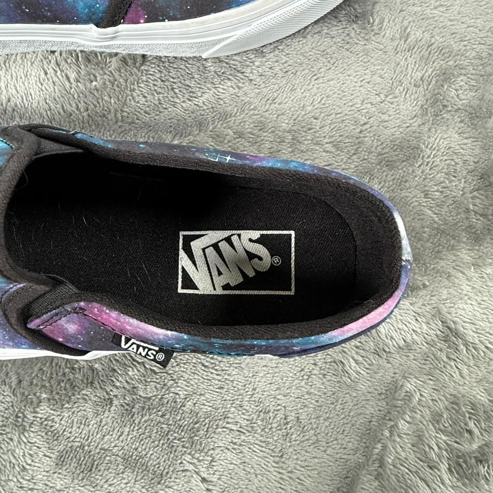 Vans Women's Asher 508731 Blue Casual Slip on Shoes Sneakers Size 7 - Picture 12 of 13